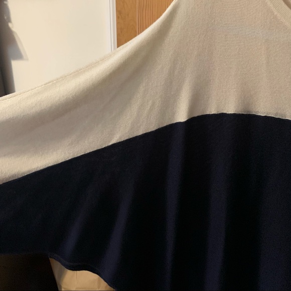 Ralph Lauren Navy/Ivory Sweater Dress - Never Worn - Picture 4 of 5